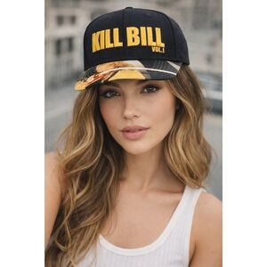 Kill Bill Hat Mens One Size Fits Most Snapback Cap Movie Fan Gift